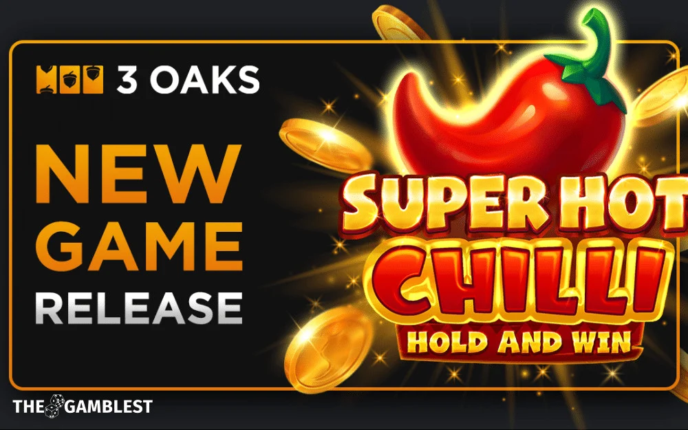 3 Oaks Gaming’s Super Hot Chilli Hold and Win is a spicy new game from 3 Oaks Gaming.
