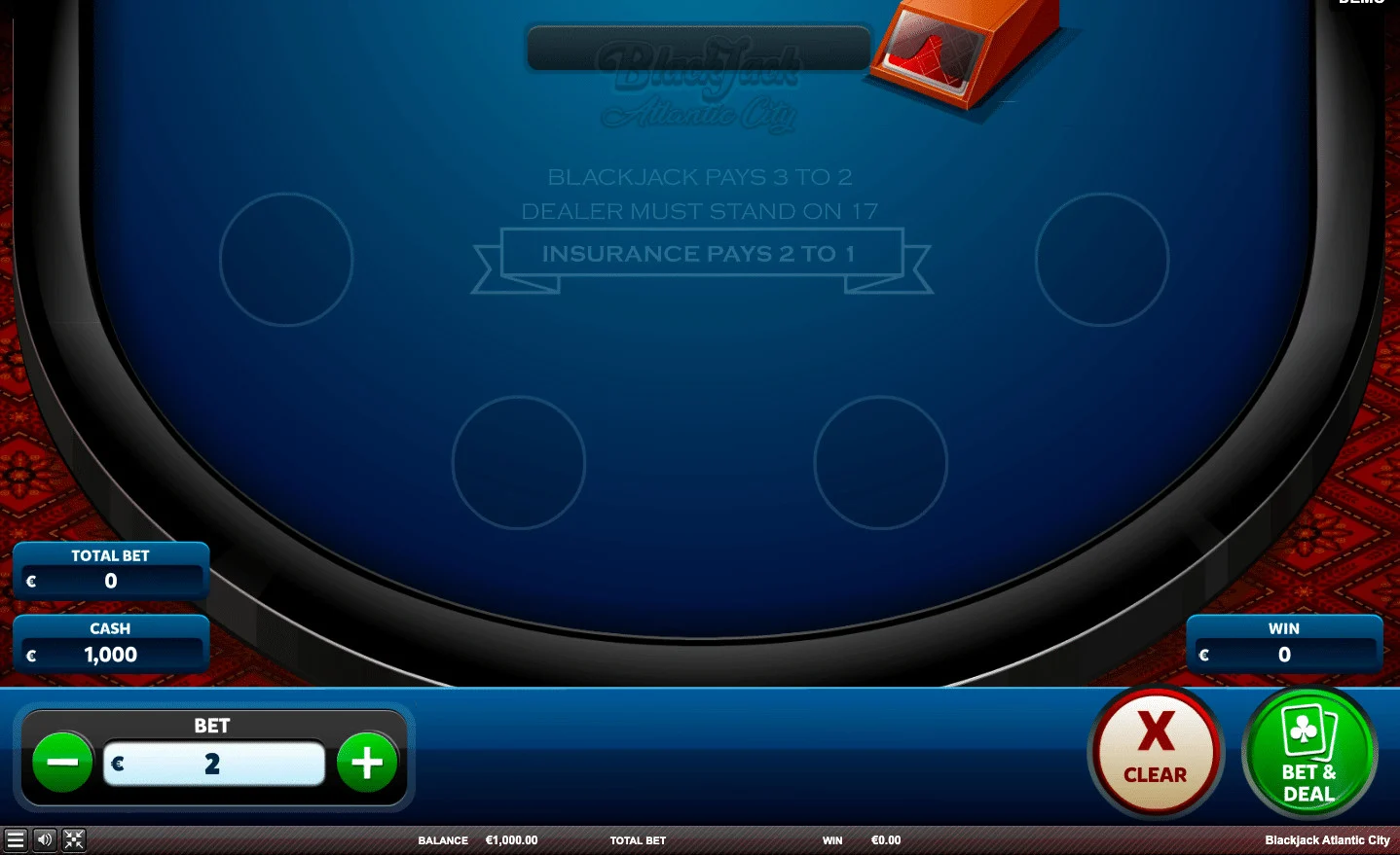 atlantic city blackjack