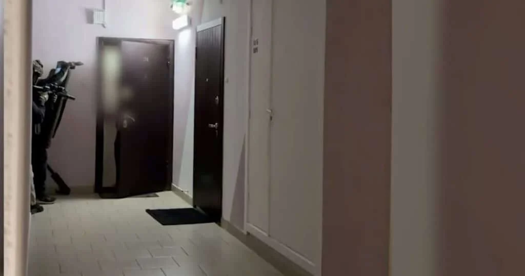 Ministry agents raid an apartment in the Belarusian capital.