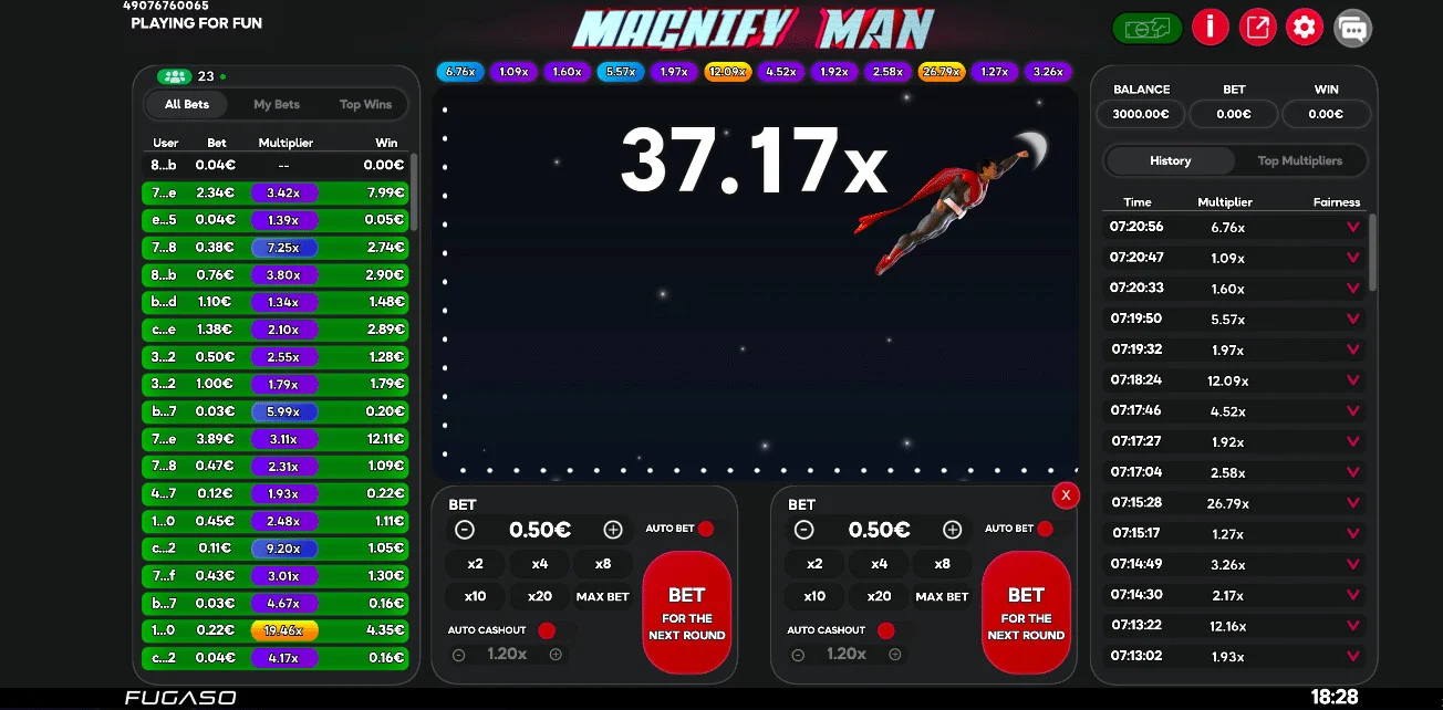 magnify man
