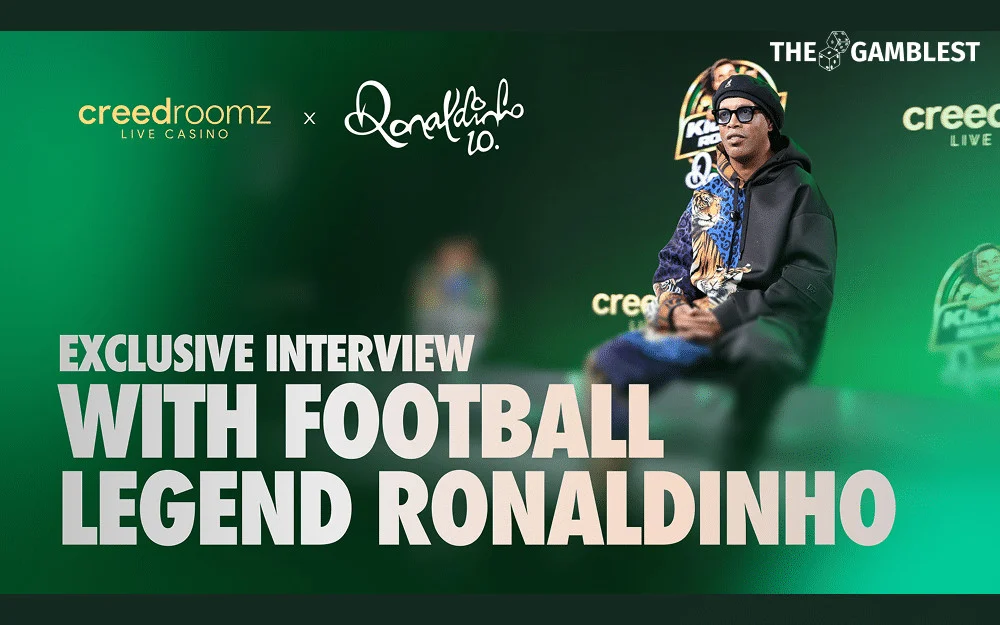 Ronaldinho Joins CreedRoomz as Global Ambassador for New Live Casino Games