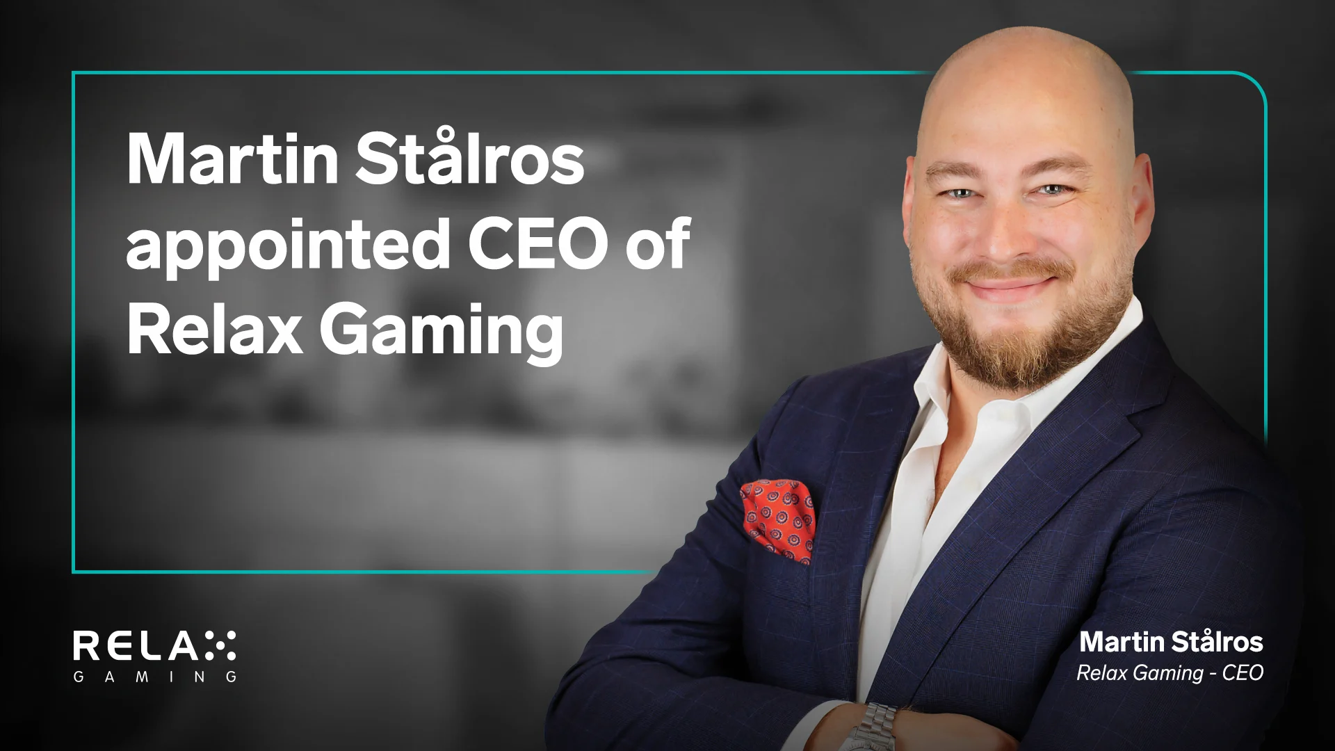 Relax Gaming names Stalros as new CEO